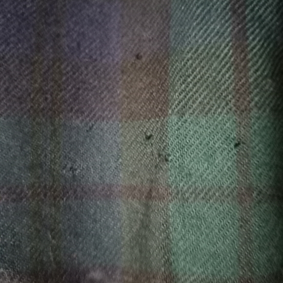 Escada 8/10 M Blackwatch Plaid Fine Wool Pleated Front Coulots Pants - Picture 6 of 10